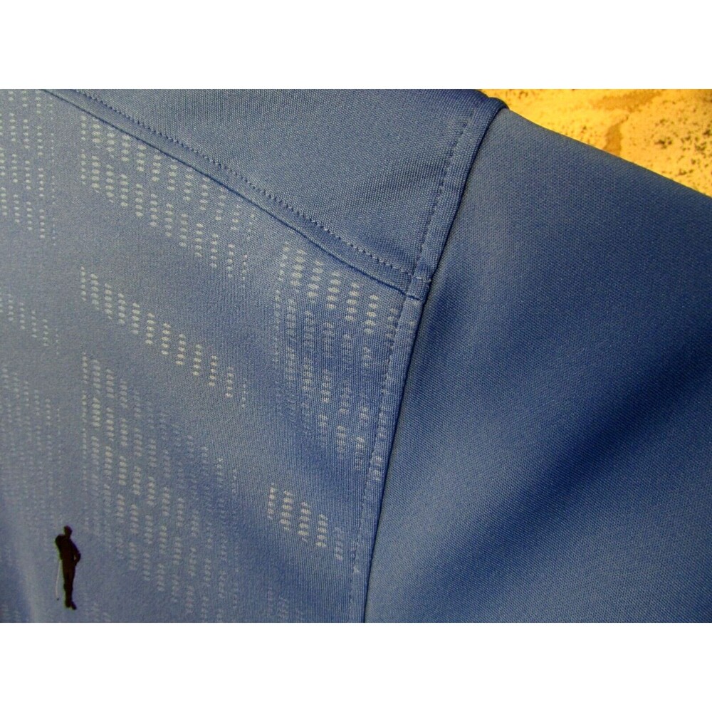 Payne Stewart Golf Polo Shirt Men's Large Blue Short Sleeve Polyester - Picture 7 of 11